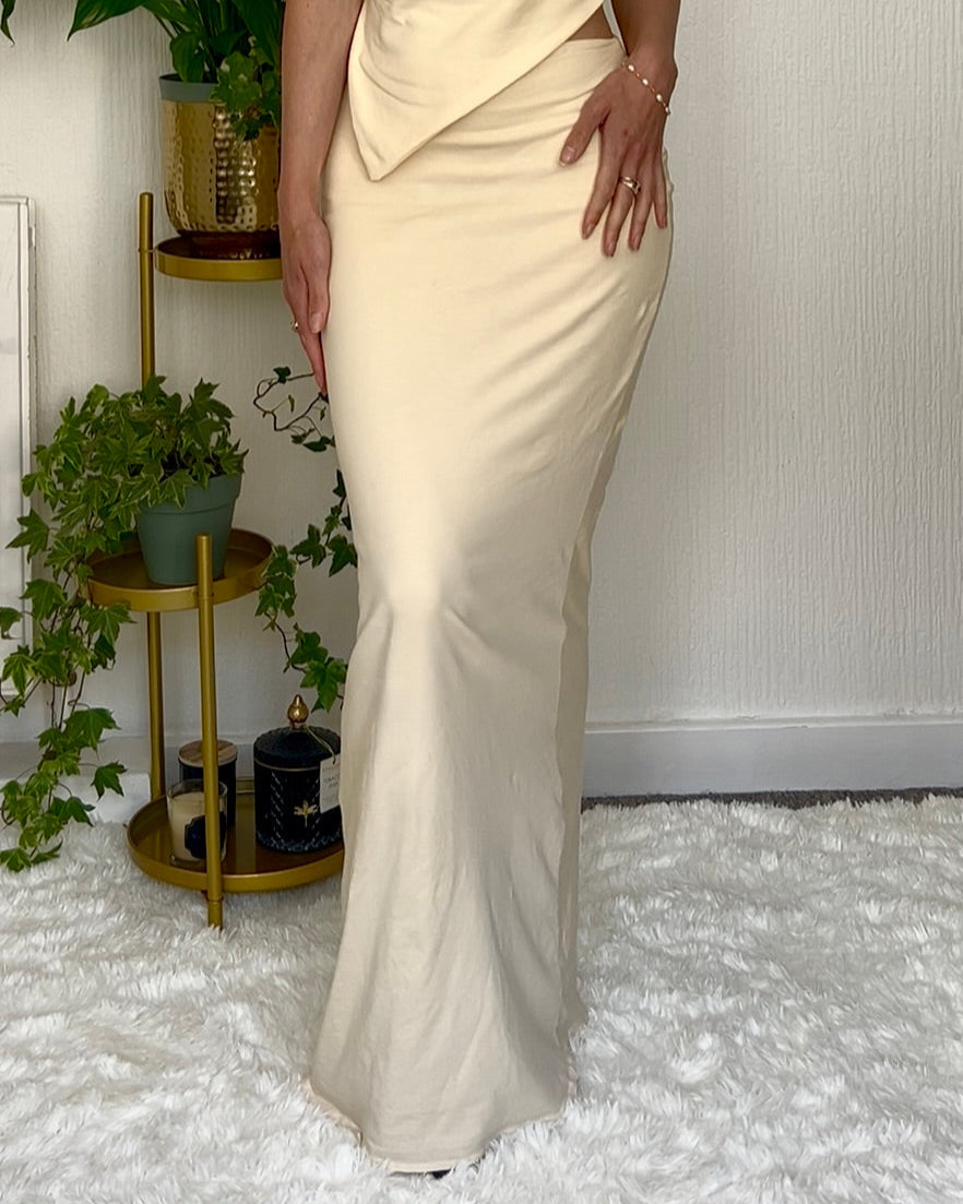 Nadéne Tula Coord Multi-Wear Pale Yellow Cotton Two-Piece.